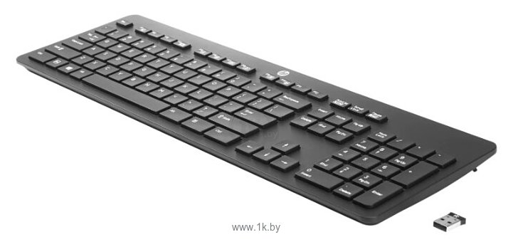 Фотографии HP Slim Wireless Link-5 Keyboard RUSS T6U20AA#ACB black USB