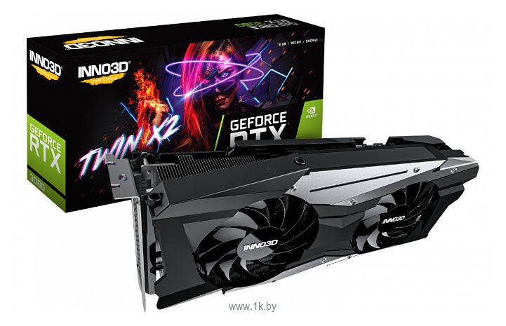 Фотографии INNO3D GeForce RTX 3080 10240MB TWIN X2 OC (N30802-106XX-1810VA34)