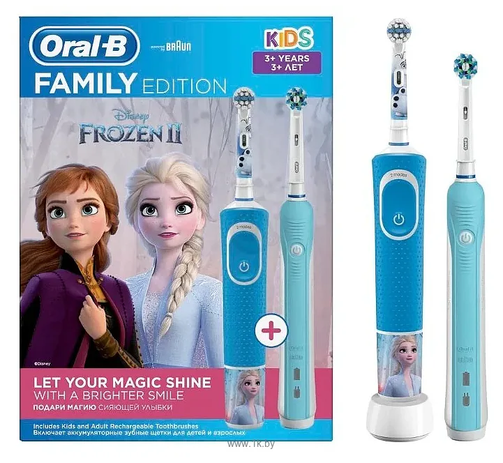 Фотографии Oral-B Pro 1 + Kids Холодное Сердце 2 Фотографии Oral-B Pro 1 + Kids Холодное Сердце 2