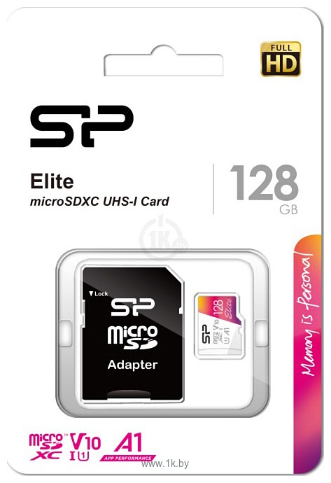 Фотографии Silicon Power Elite microSDXC SP128GBSTXBV1V20SP 128GB + SD adapter