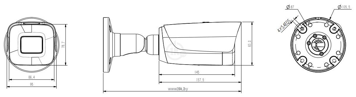 Фотографии Tiandy TC-C38TS I8/A/E/Y/M/H/2.7-13.5mm/V4.0