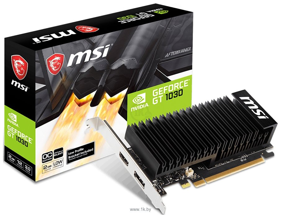 Фотографии MSI GeForce GT 1030 2GHD4 LP OC 2GB DDR4