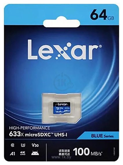 Фотографии Lexar 633x microSDXC LSDMI64GBBCN633N 64GB (с адаптером)