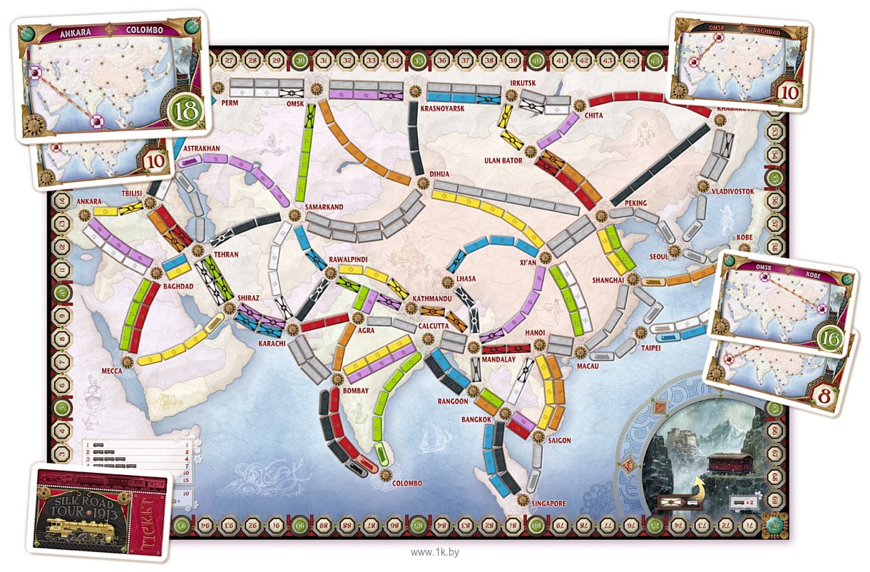 Фотографии Days of Wonder Ticket to Ride: Asia (Билет на поезд: Азия)