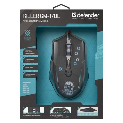 Фотографии Defender Killer GM-170L black USB