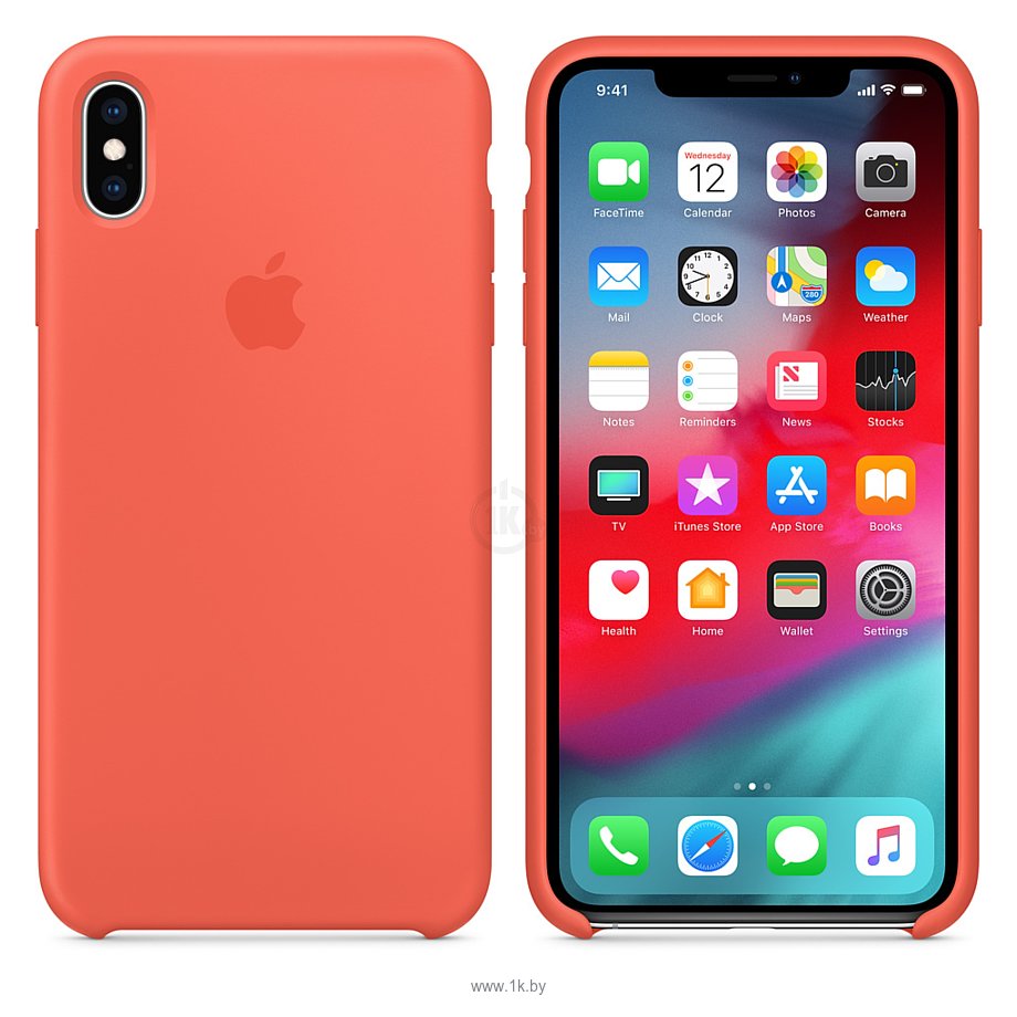 Фотографии Apple Silicone Case для iPhone XS Nectarine