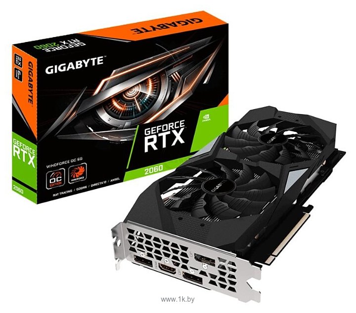 Фотографии GIGABYTE GeForce RTX 2060 WINDFORCE OC (GV-N2060WF2OC-6GD)