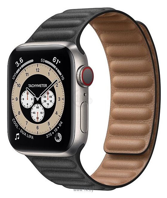 Фотографии Apple Watch Edition Series 6 GPS + Cellular 40mm Titanium Case with Leather Link