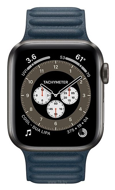 Фотографии Apple Watch Edition Series 6 GPS + Cellular 40mm Titanium Case with Leather Link