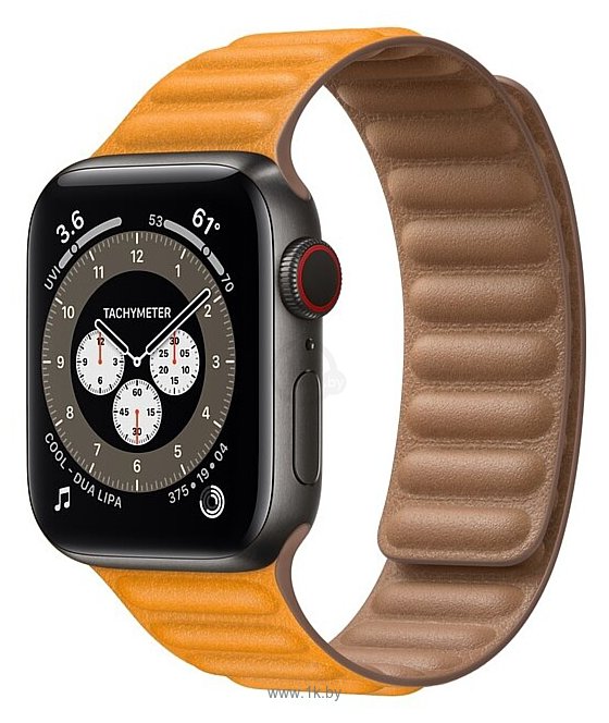 Фотографии Apple Watch Edition Series 6 GPS + Cellular 40mm Titanium Case with Leather Link