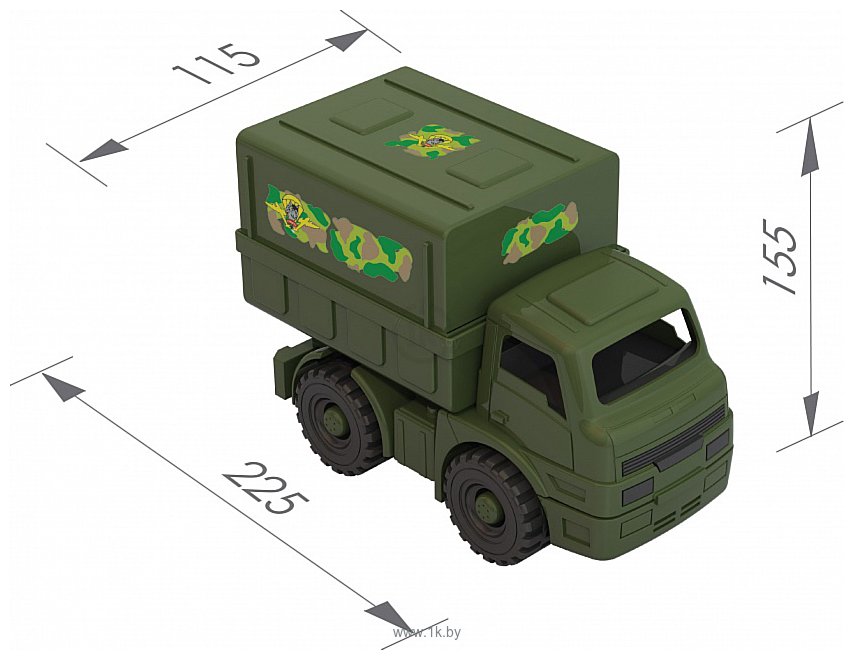 Фотографии Нордпласт Фургон Армейский 238 (зеленый)