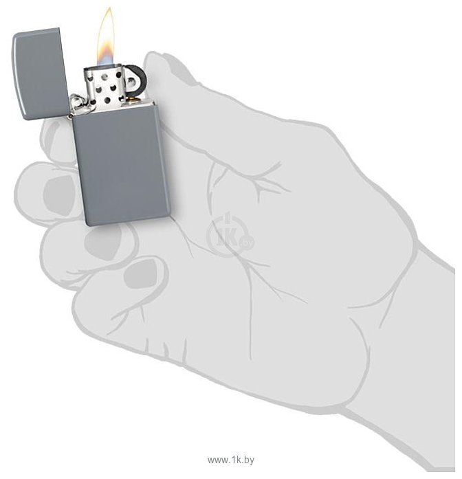 Фотографии Zippo Slim Flat Grey 49527