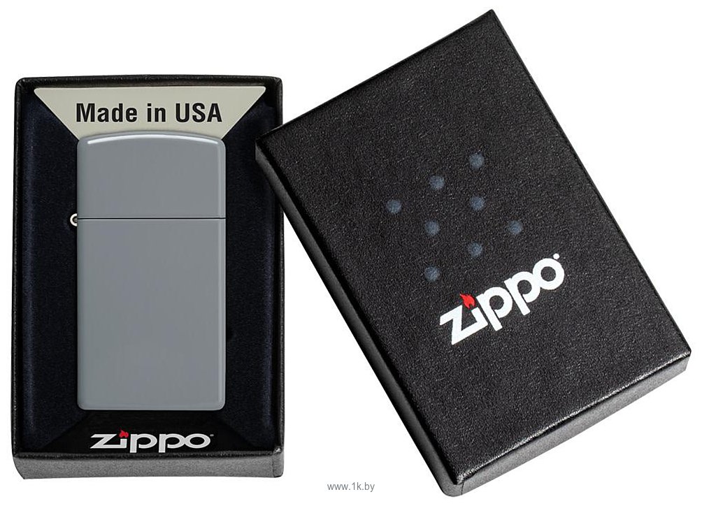 Фотографии Zippo Slim Flat Grey 49527