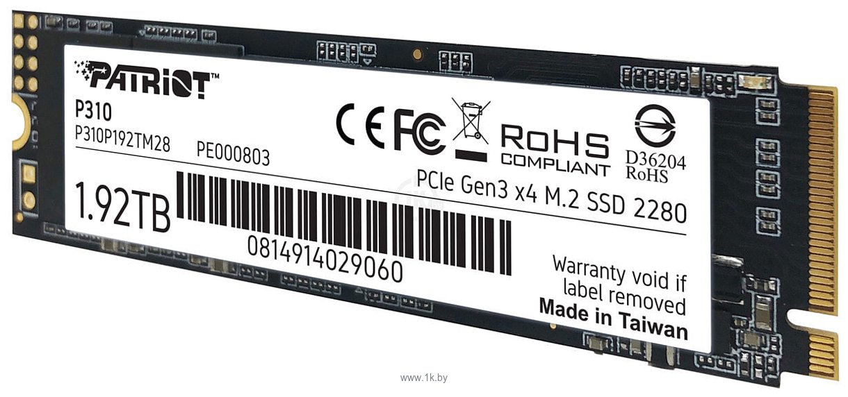 Фотографии Patriot P310 1.92TB P310P192TM28