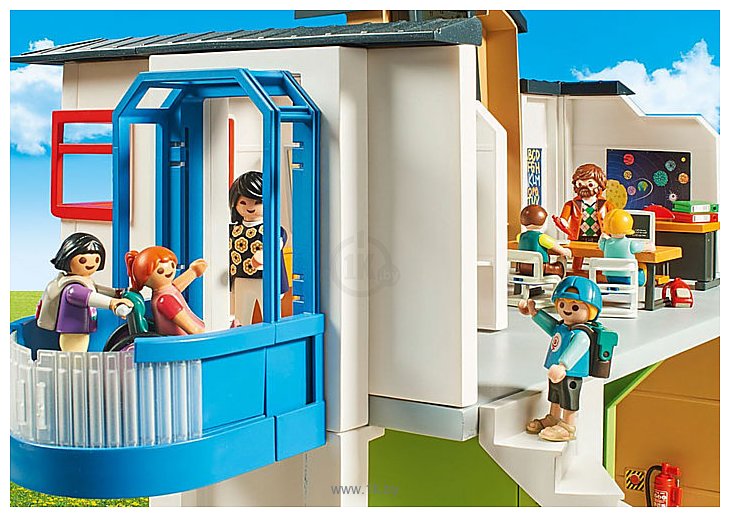 Фотографии Playmobil PM9453 Мебелированное здание школы