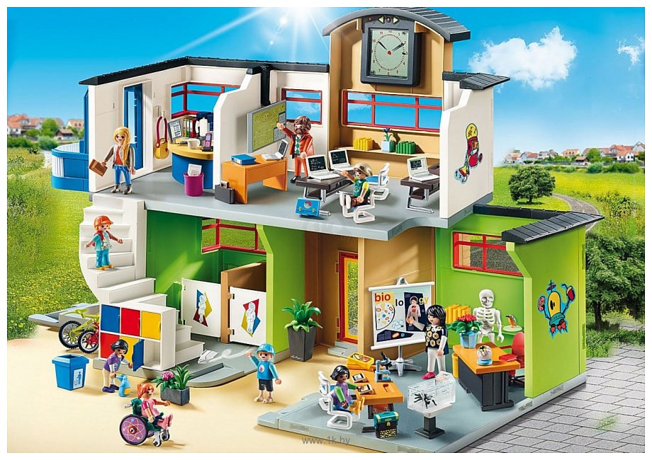 Фотографии Playmobil PM9453 Мебелированное здание школы