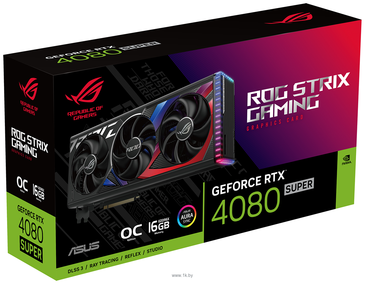 Фотографии ASUS ROG Strix GeForce RTX 4080 Super 16GB GDDR6X OC Edition (ROG-STRIX-RTX4080S-O16G-GAMING)