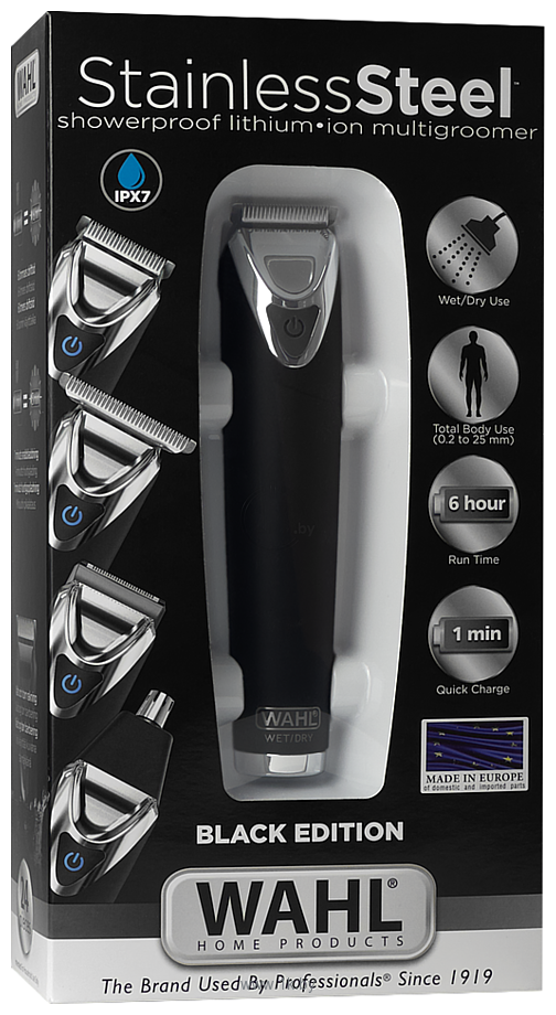 Фотографии Wahl Stainless Steel Black 1081-0461