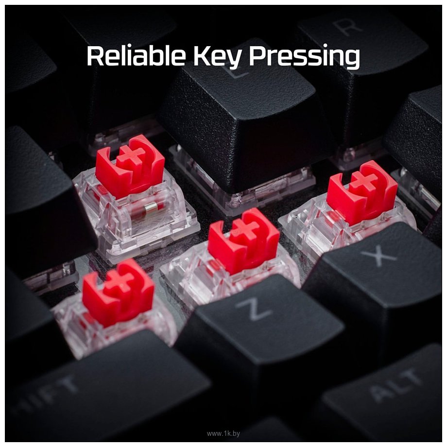 Фотографии HyperX Alloy Rise 75 Wireless HyperX Red