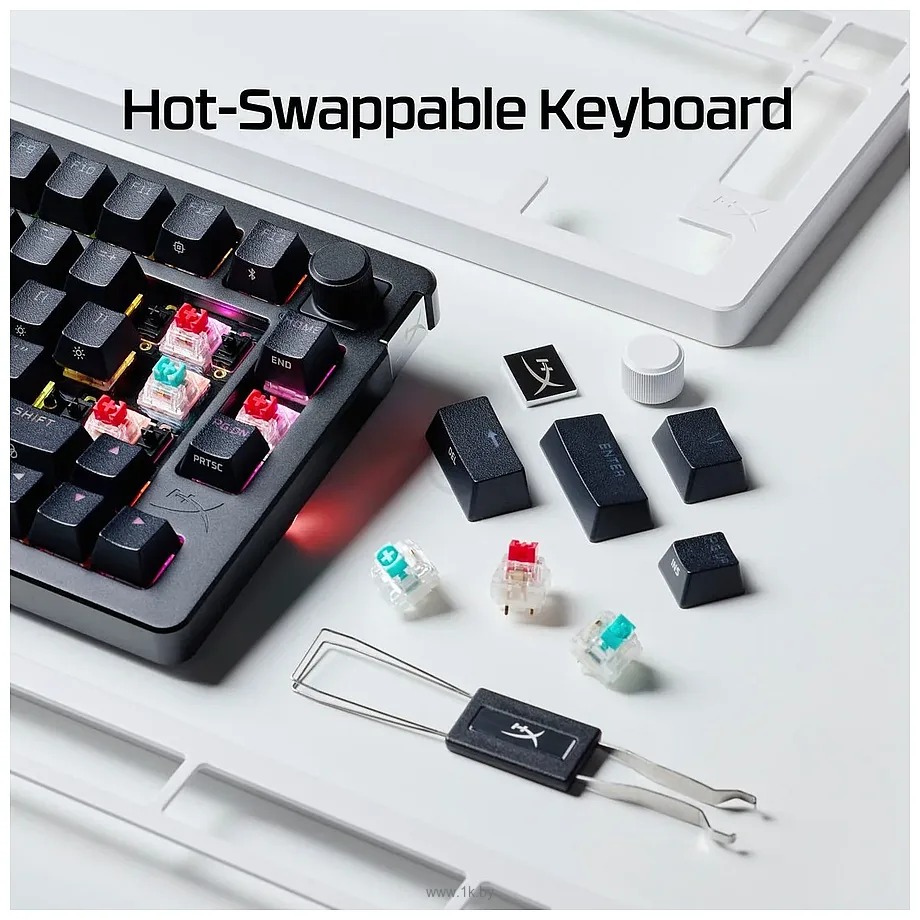 Фотографии HyperX Alloy Rise 75 Wireless HyperX Red Фотографии HyperX Alloy Rise 75 Wireless HyperX Red