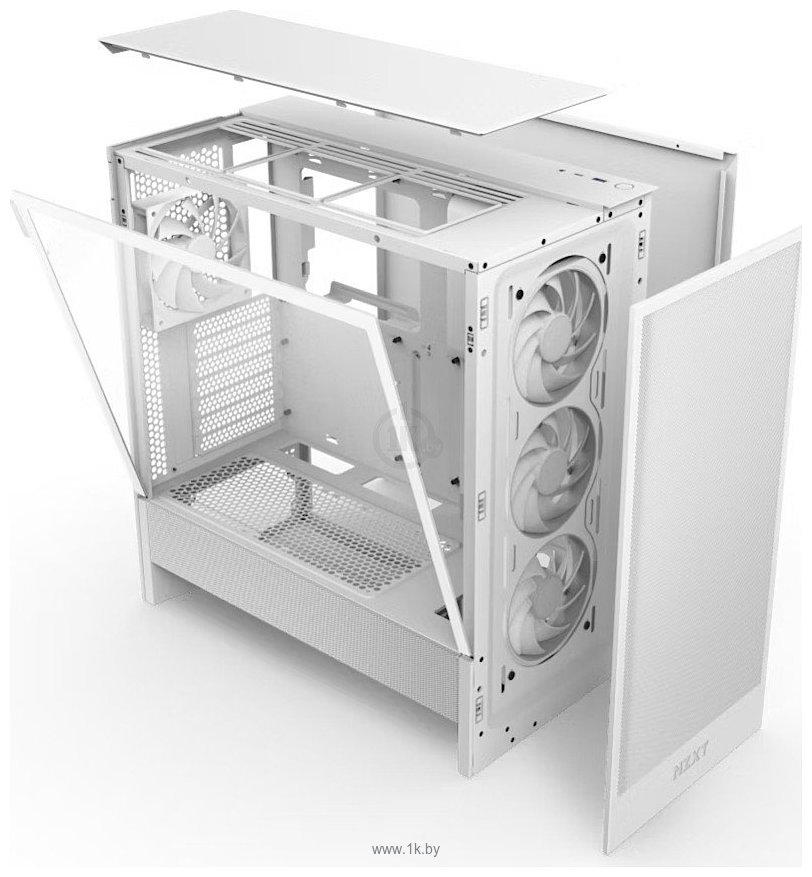 Фотографии NZXT H5 Flow RGB 2024 CC-H52FW-R1