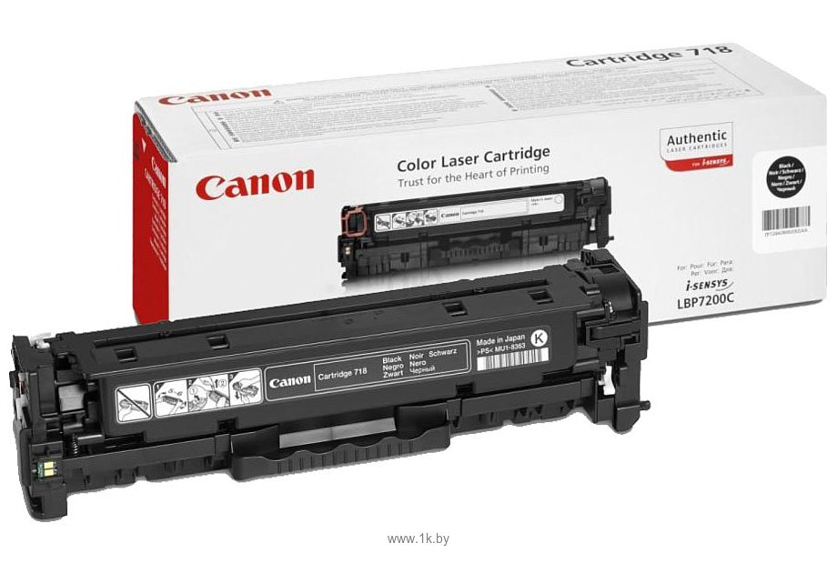 Фотографии Canon 718BK