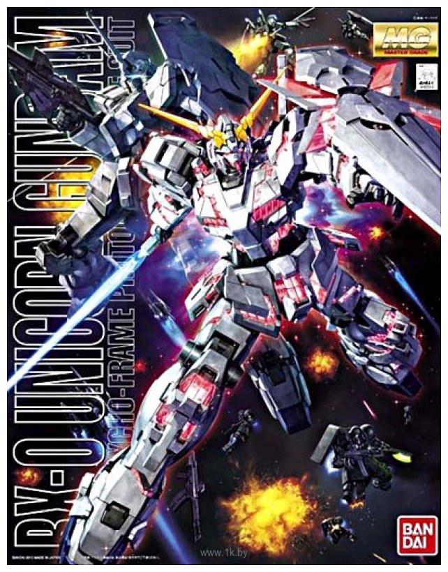 Фотографии Bandai MG 1/100 Unicorn Gundam Screen Image
