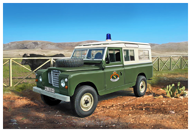 Фотографии Italeri 6542 Внедорожник Land Rover Series III 109 Guardia Civil