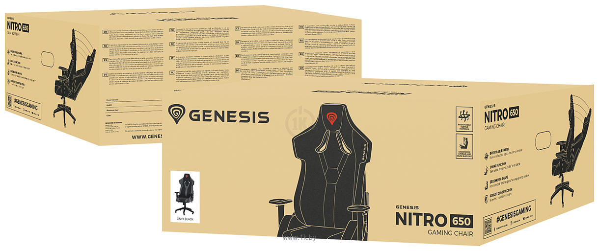 Фотографии Genesis Nitro 650 (черный/белый)