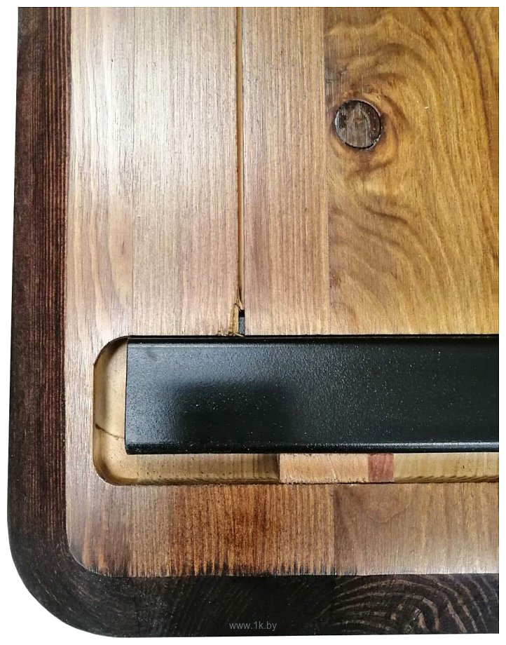 Фотографии ErgoSmart Wooden Unique Ergo Desk 1300х750х27 мм (дуб натуральный/черный)