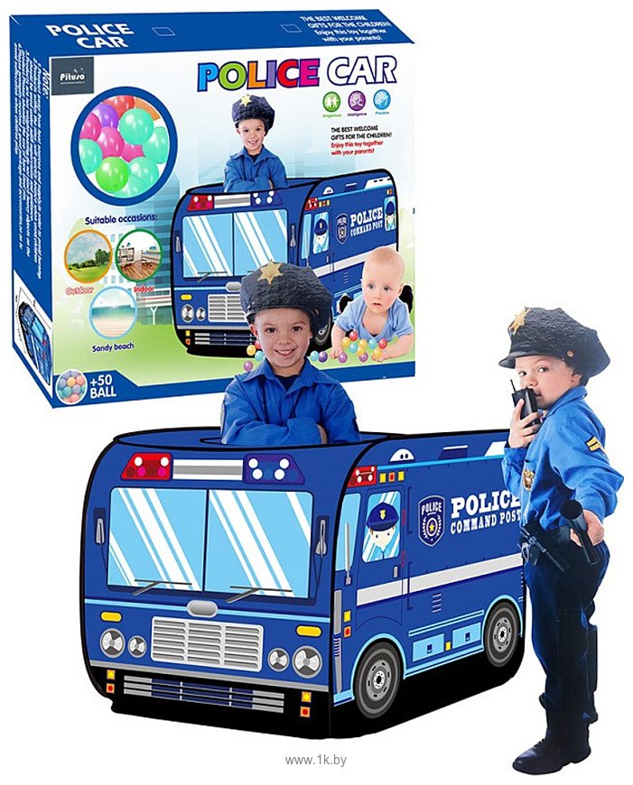 Фотографии Pituso Полицейский фургон J1096 (50 шаров)