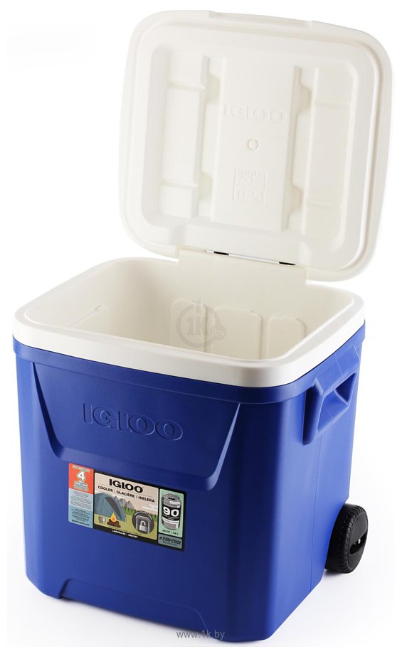 Фотографии Igloo Laguna 60 QT Roller Blue 00034493 57л (синий/белый)