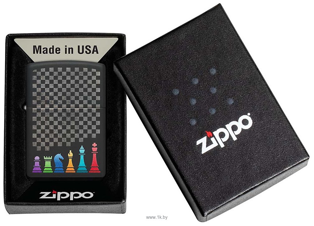 Фотографии Zippo Chess Pieces Black Matte 48662