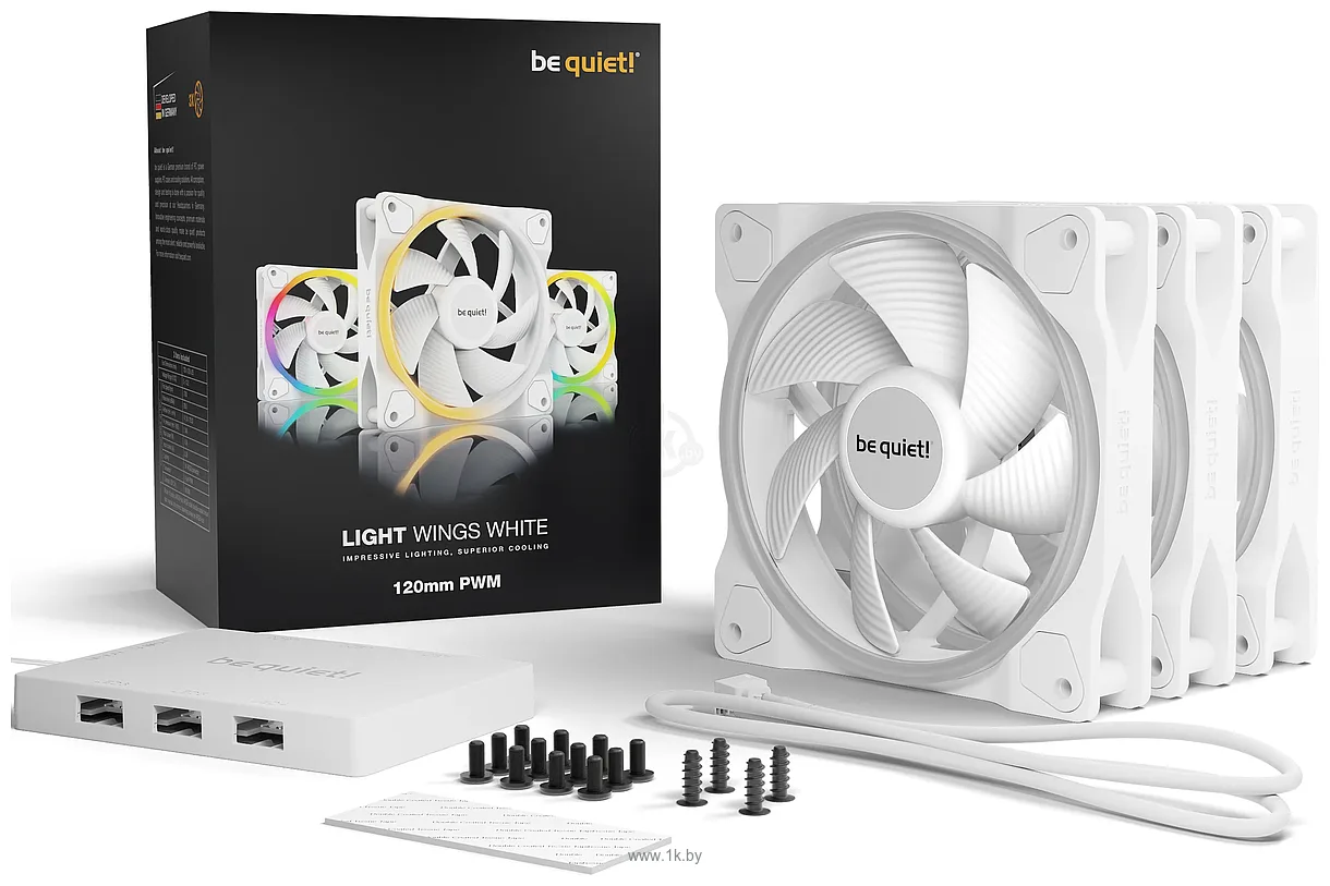 Фотографии be quiet! Light Wings 120mm PWM Triple Pack BL100