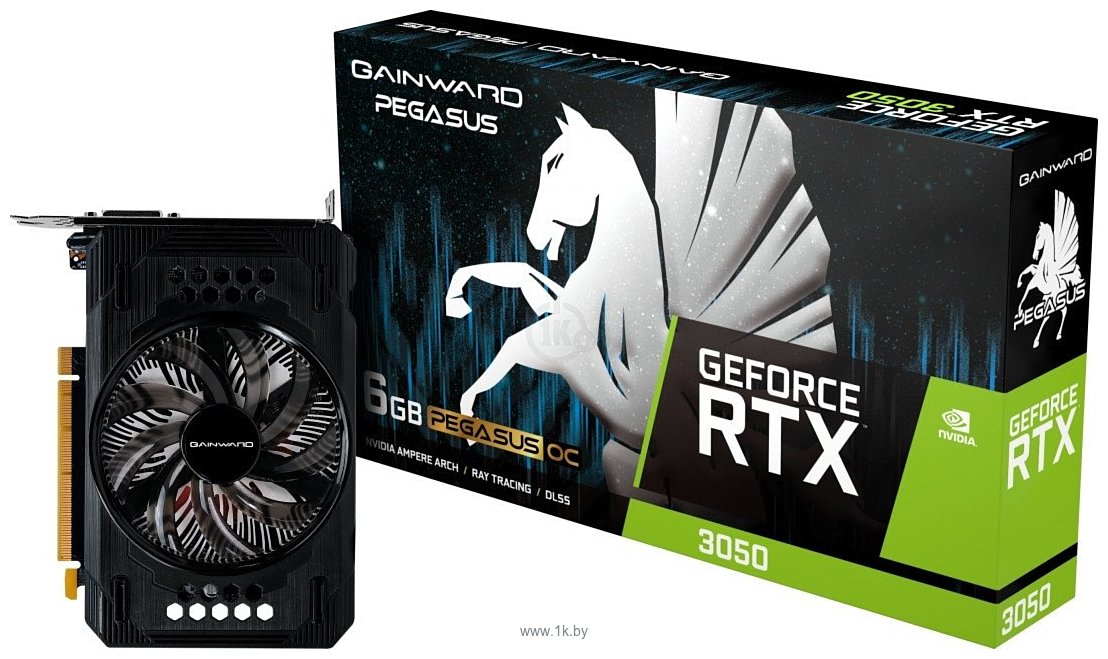 Фотографии Gainward GeForce RTX 3050 Pegasus OC 6GB (NE63050S18JE-1070E)