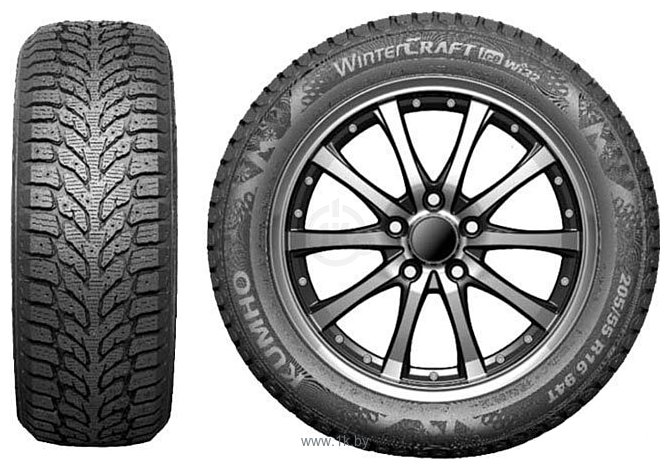 Фотографии Kumho WinterCraft ice Wi32 265/60 R18 114T (под шип)