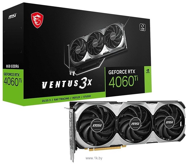 Фотографии MSI GeForce RTX 4060 Ti Ventus 3X E 8G