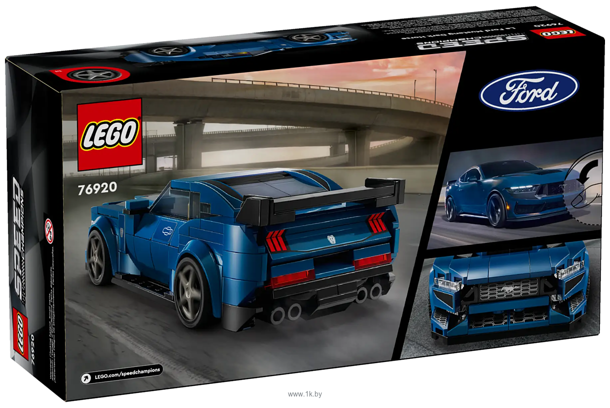 Фотографии LEGO Speed Champions 76920 Ford Mustang Dark Horse