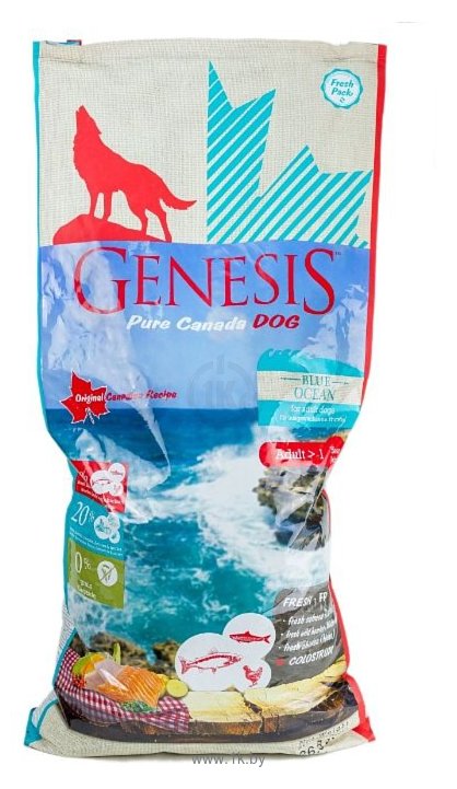 Фотографии Genesis Blue Ocean Adult с лососем, сельдью и курицей (11.79 кг)