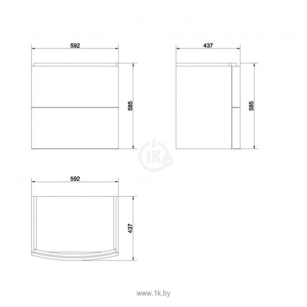 Фотографии Cersanit Easy 60 (белый)