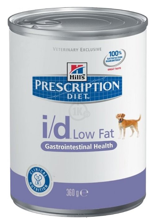 Фотографии Hill's (0.36 кг) 1 шт. Prescription Diet I/D Canine Low Fat Gastrointestinal Health canned