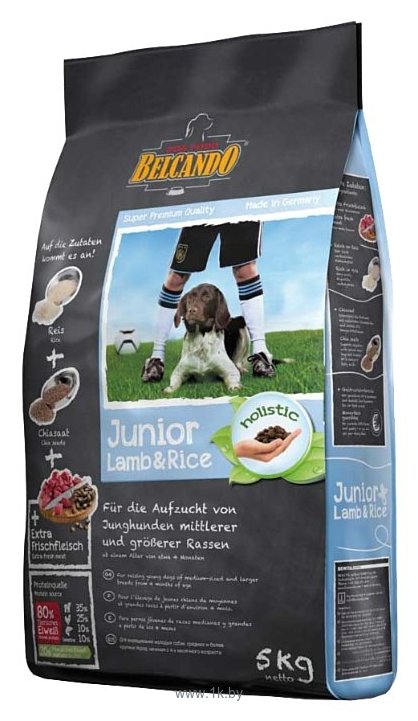 Фотографии Belcando (5 кг) Junior Lamb & Rice для щенков склонных к аллергическим реакциям средних и крупных пород с 4 месяцев