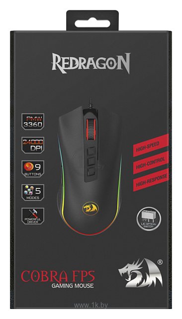 Фотографии Redragon Cobra fps RGB black USB