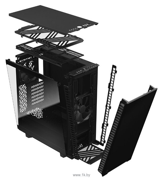 Фотографии Fractal Design Define 7 Compact Black TG Dark FD-C-DEF7C-02