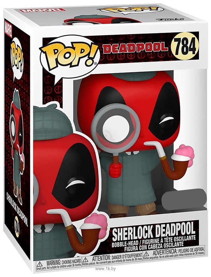 Фотографии Funko POP! Bobble Marvel Deadpool 30th Sherlock Deadpool 54691