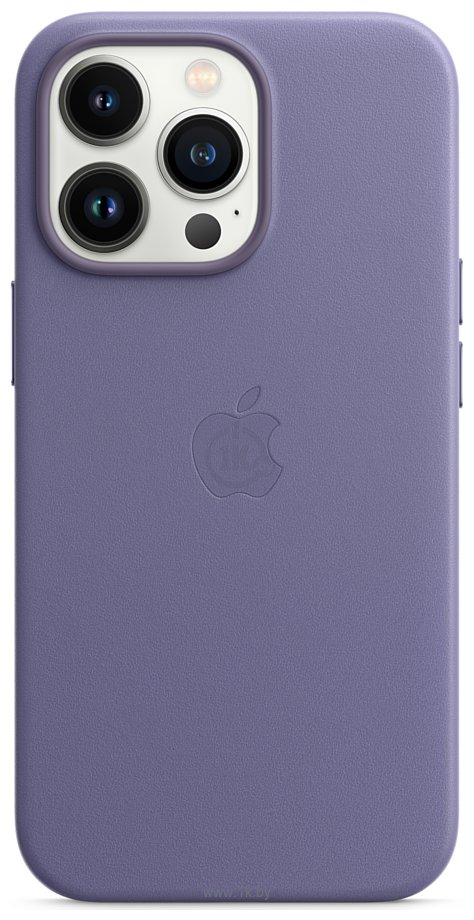 Фотографии Apple MagSafe Leather Case для iPhone 13 Pro (сиреневая глициния)