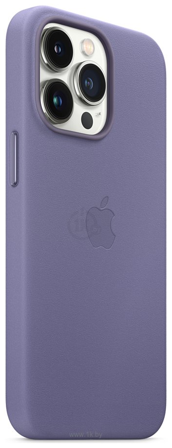 Фотографии Apple MagSafe Leather Case для iPhone 13 Pro (сиреневая глициния)