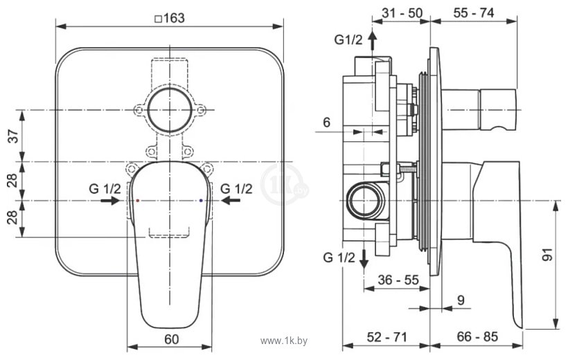 Фотографии Ideal Standard Esla BD002XC