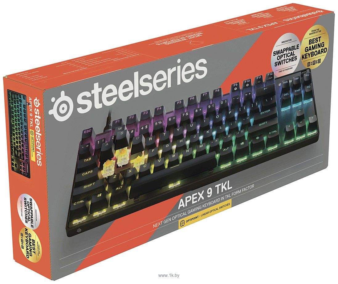 Фотографии SteelSeries Apex 9 TKL нет кириллицы