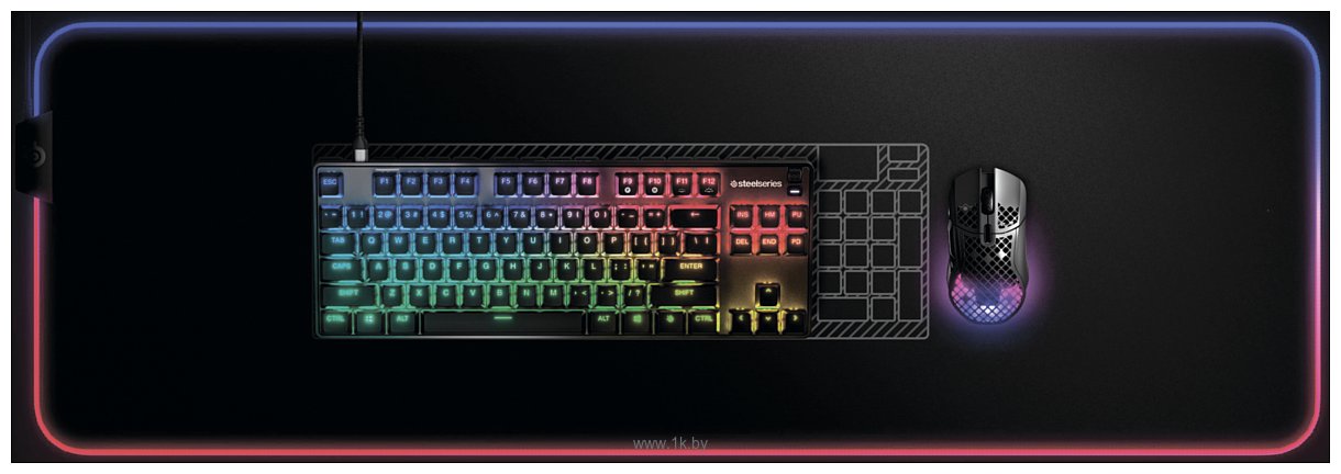 Фотографии SteelSeries Apex 9 TKL нет кириллицы